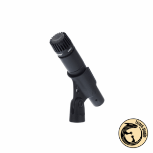 Mikrofon Shure SM57 LCE zamocowany w uchwycie – widok z przodu, Warszawa