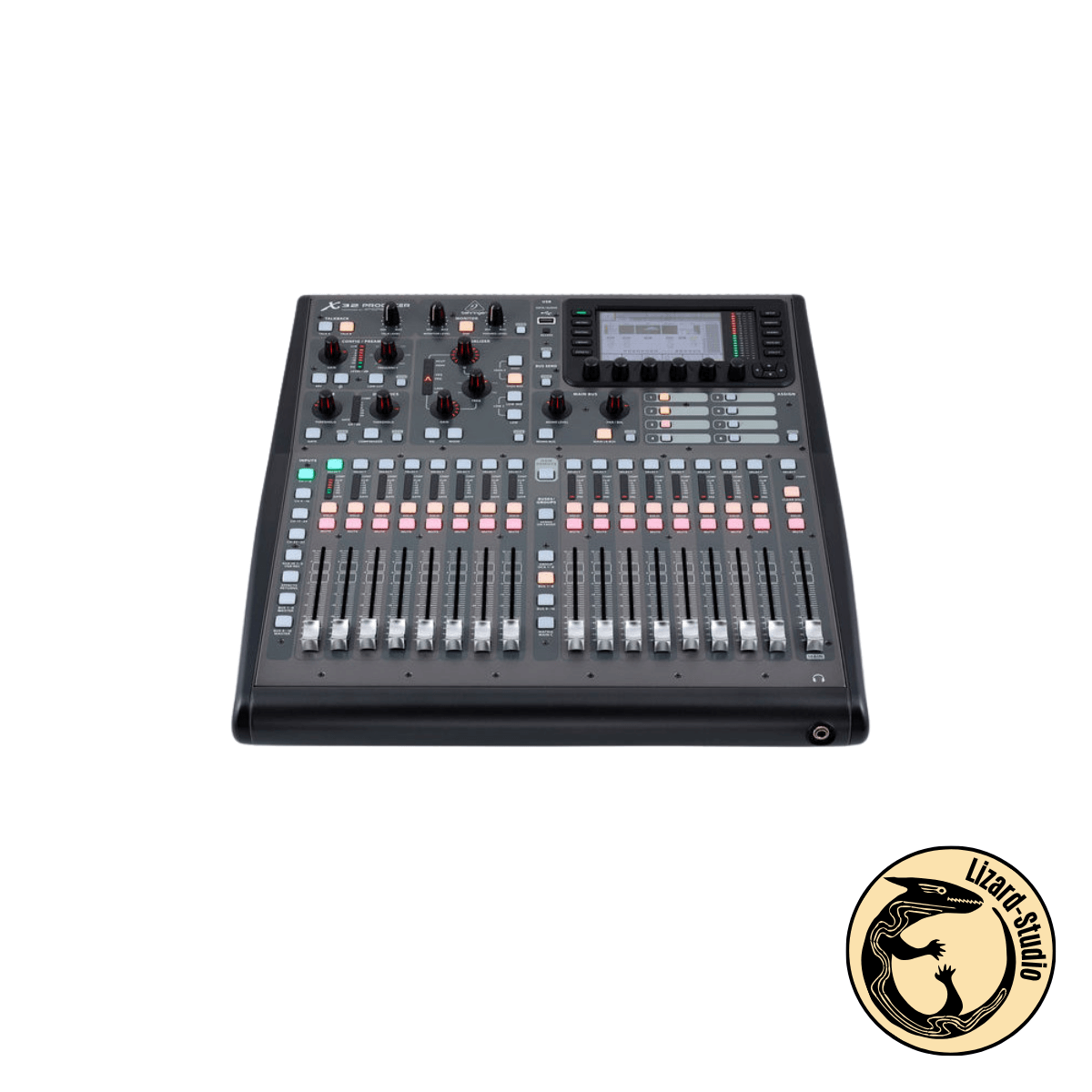 Front miksera Behringer X32 Producer – panel sterujący i fader’y, Warszawa