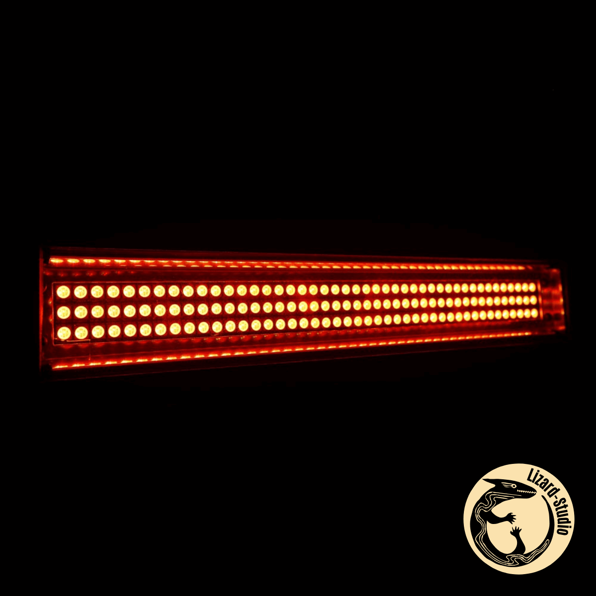 Lampa Cameo Thunder Wash 100W RGB świecąca na czerwono, Warszawa