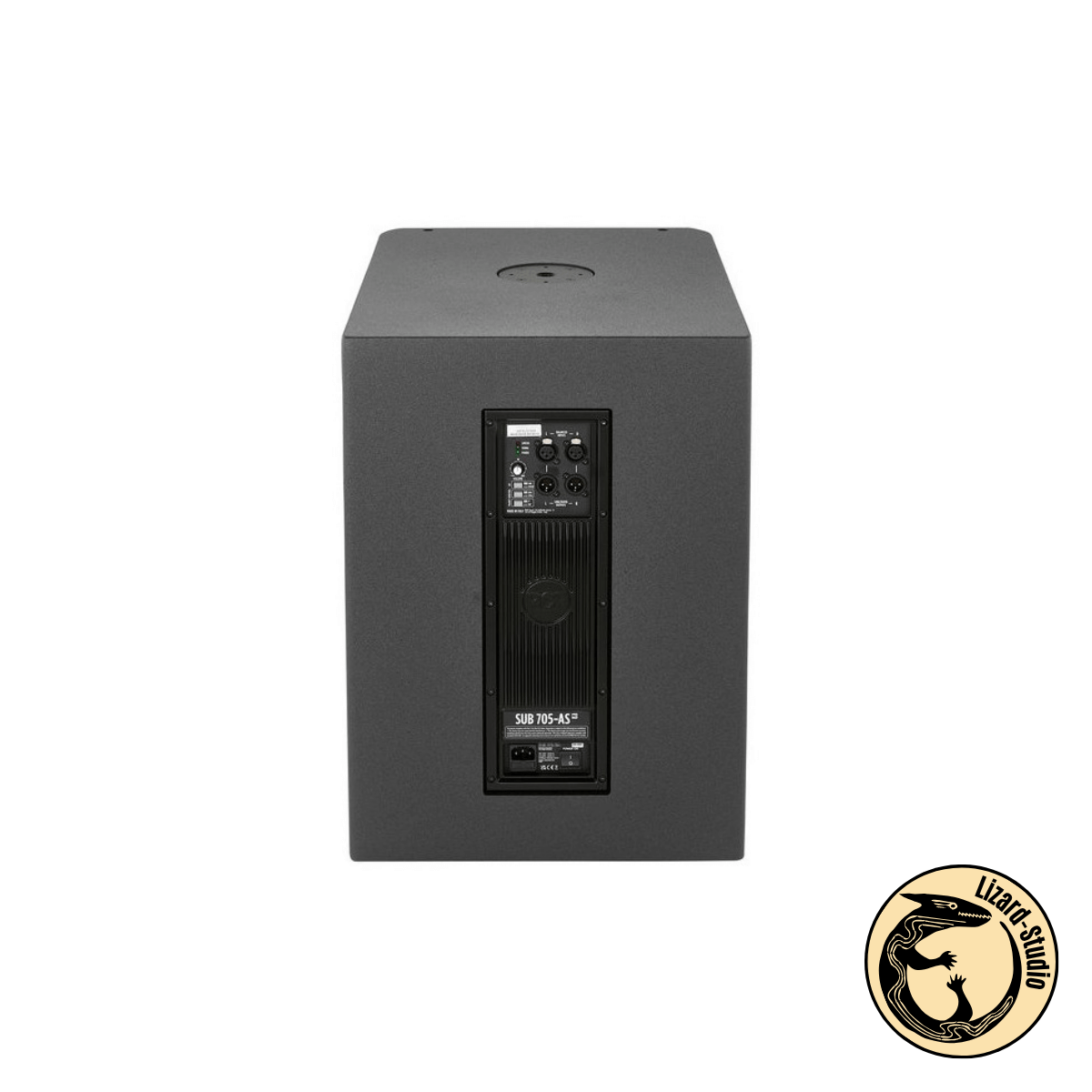 Panel tylny subwoofera RCF SUB 705-AS MK3 – złącza XLR i sterowanie, Warszawa